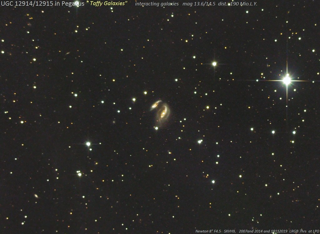 the "Taffy Galaxies "UGC1291412915 in Pegasus interactin… Flickr