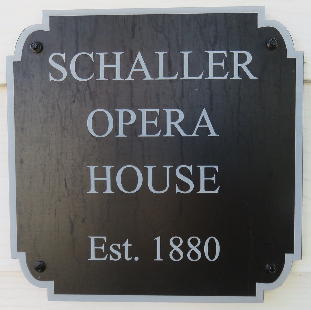 Old Schaller Opera House Plaque (Schaller, Iowa) Establish… Flickr