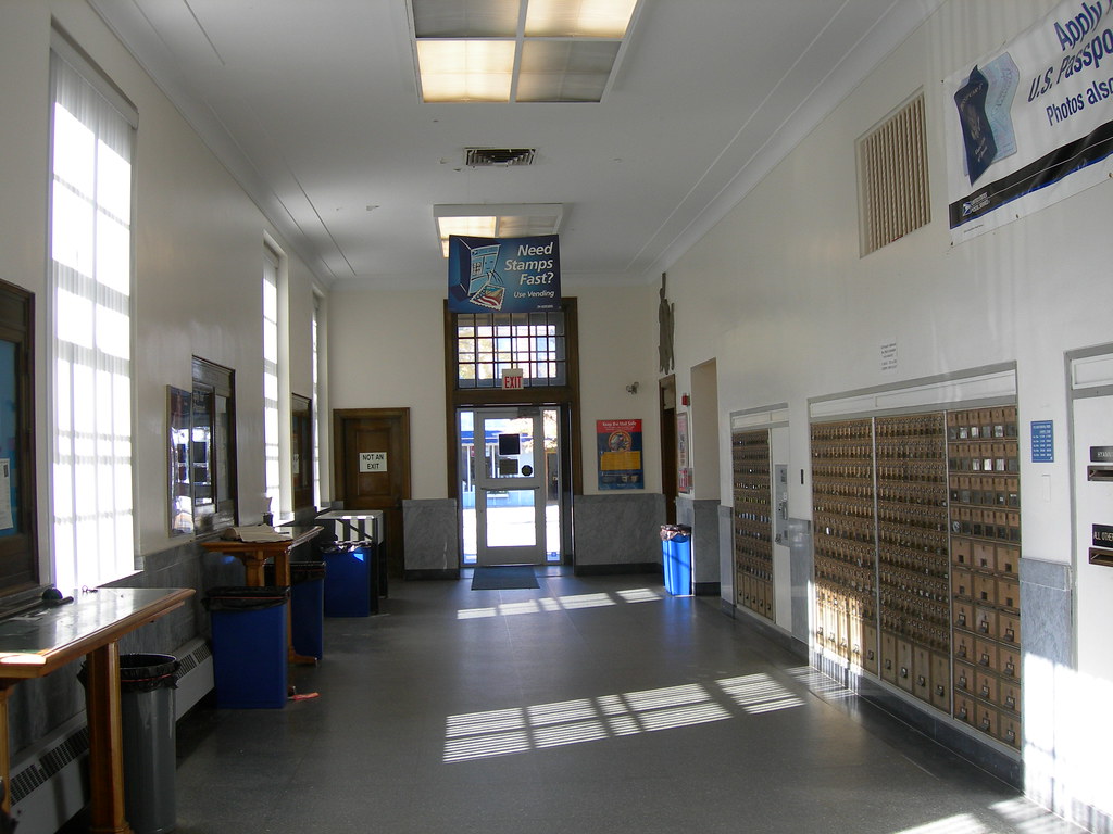 Hyannis, MA Post Office Lobby & Relief New Deal relief ent… Flickr