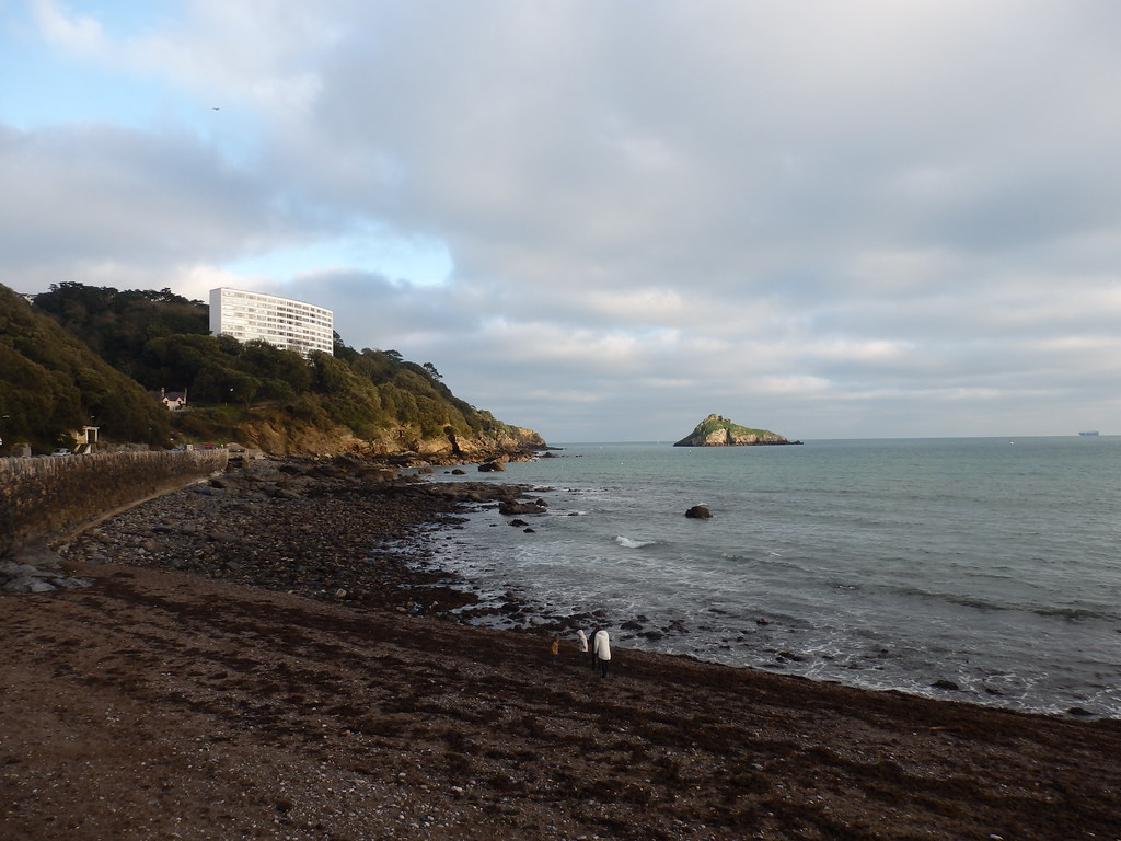 Meadfoot Beach & Thatcher's Rock, Torquay Low tide, last S… Flickr