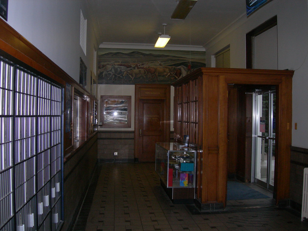 Ogallala NE Post Office Mural & Lobby New Deal mural entit… Flickr