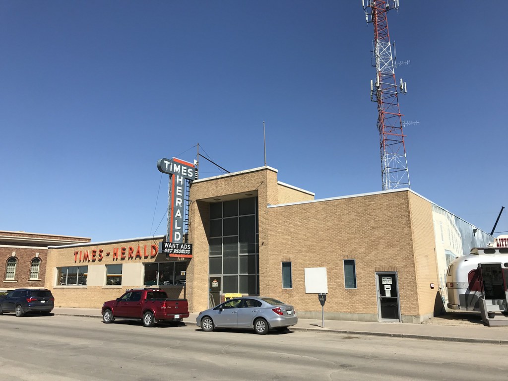 Moose Jaw TImes Herald Building "Want Ads Get Results" Flickr