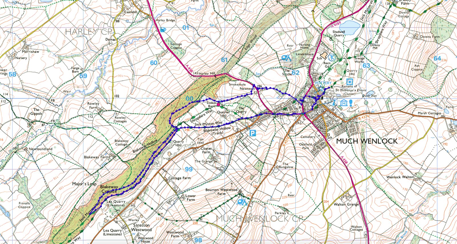 Much Wenlock and Wenlock Edge Flickr