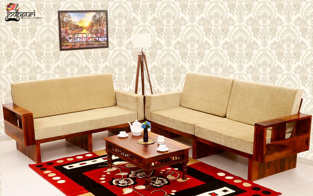 Sheesham Wood 3 Seater Sofa Shop online wooden 3 seater so… Flickr