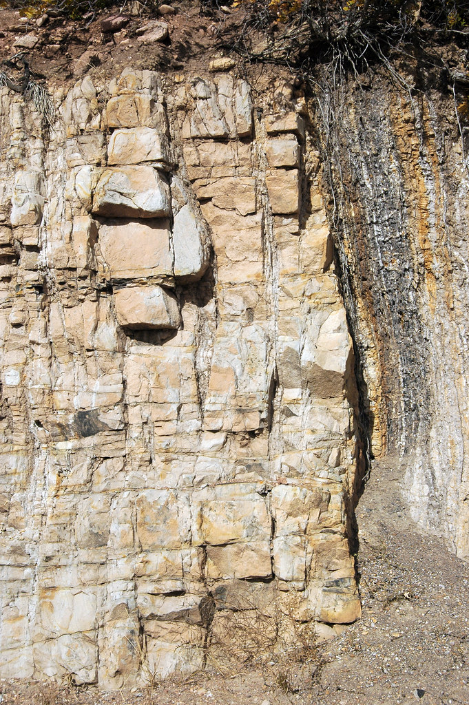 Verticallytilted beds (Dakota Sandstone, Lower Cretaceous… Flickr