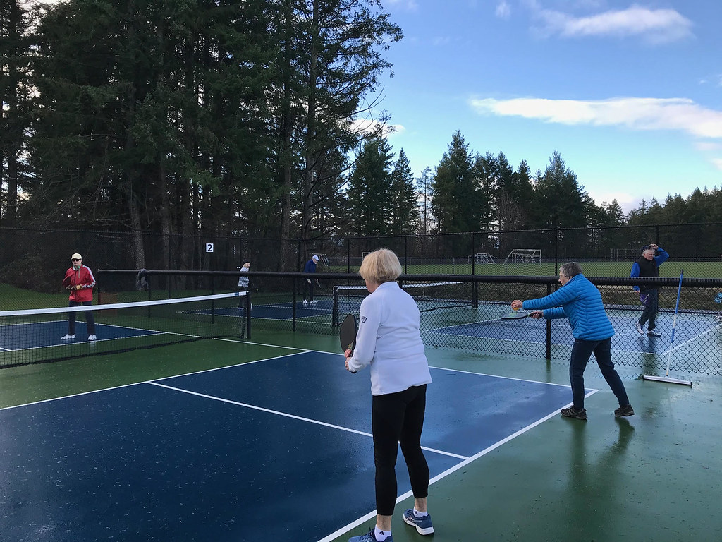New Years Day at the Rotary Highland Courts Comox Valley Pickleball