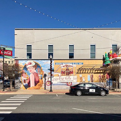 Lovely mural in Lufkin, on the side of the building where … Flickr
