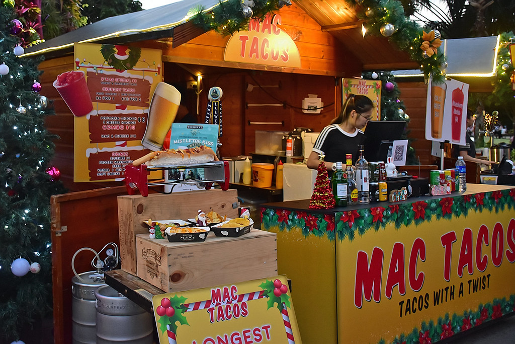 Mac Taco Food stall at the Festive Market, Supertree Grove… Flickr