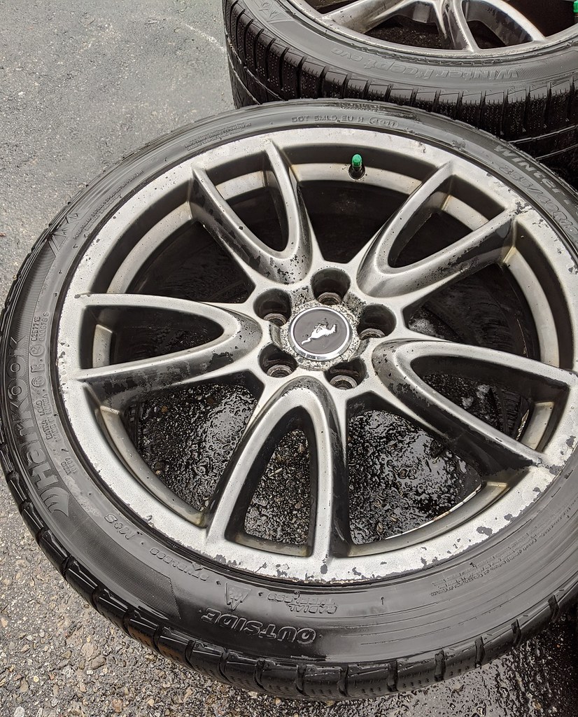 Ford Mustang GT Track Pack 19 inch Wheels with Winter Tires