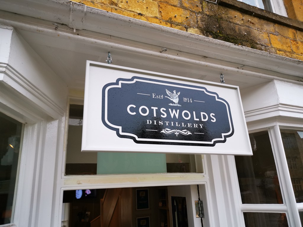 Cotswold Distillery Wooden painted swingsign with signwrit… keith