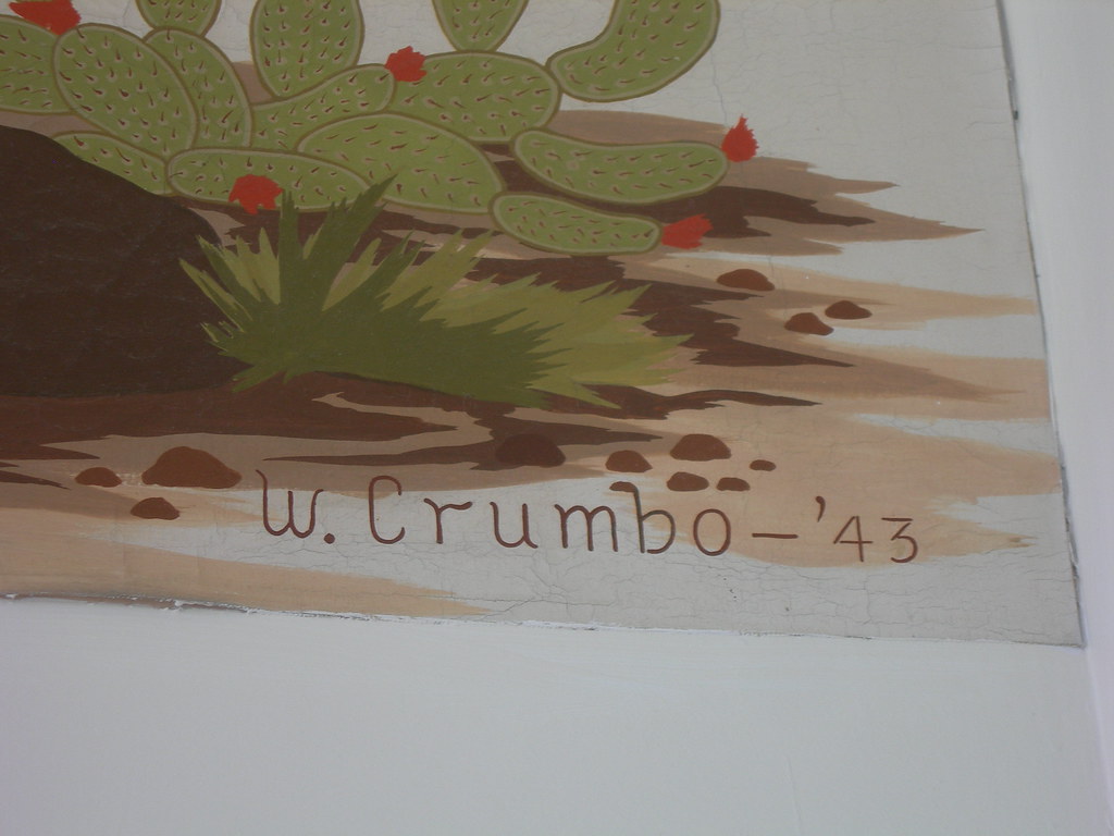 Nowata OK Post Office Mural Artist Signature New Deal mura… Flickr