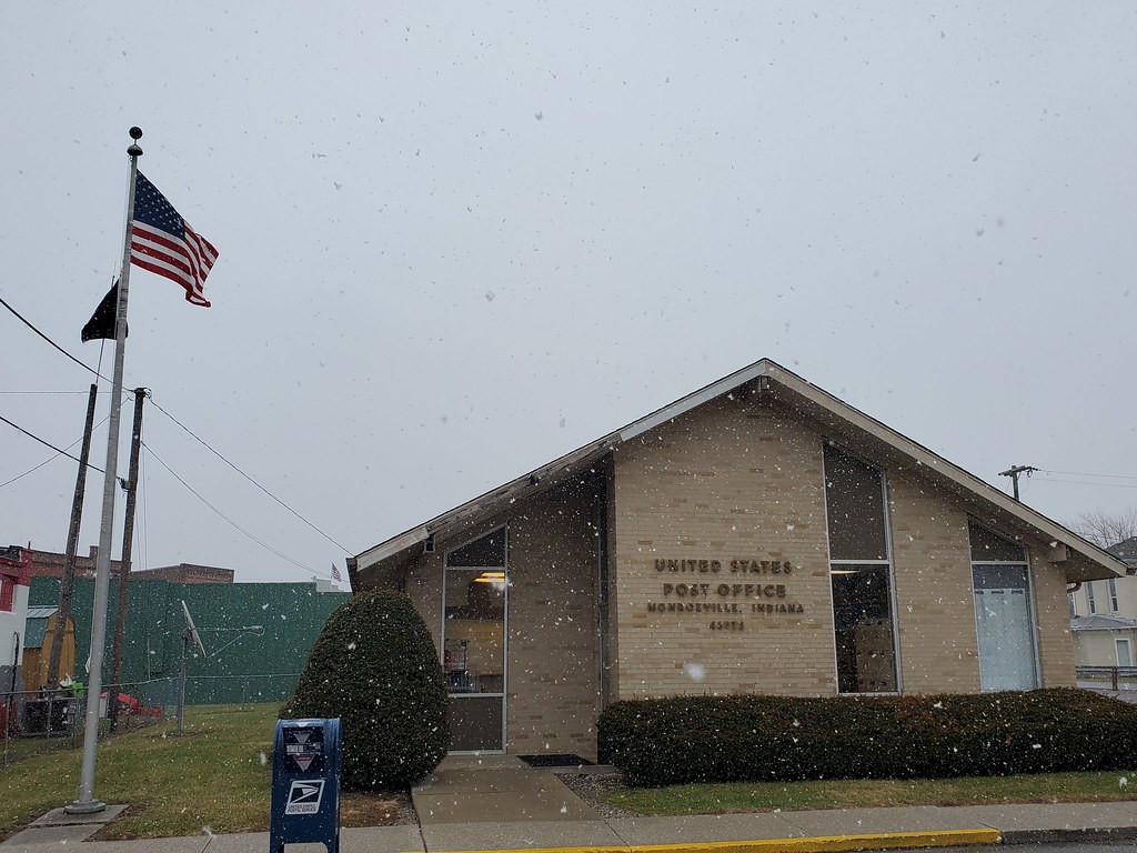 Monroeville, IN Post Office Michael Hartman Flickr