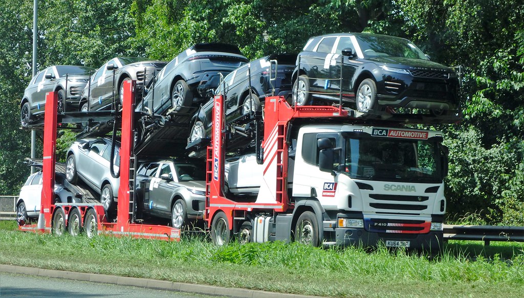 BCA Automotive Car Transporter Scania P410 KU64 DKF Flickr