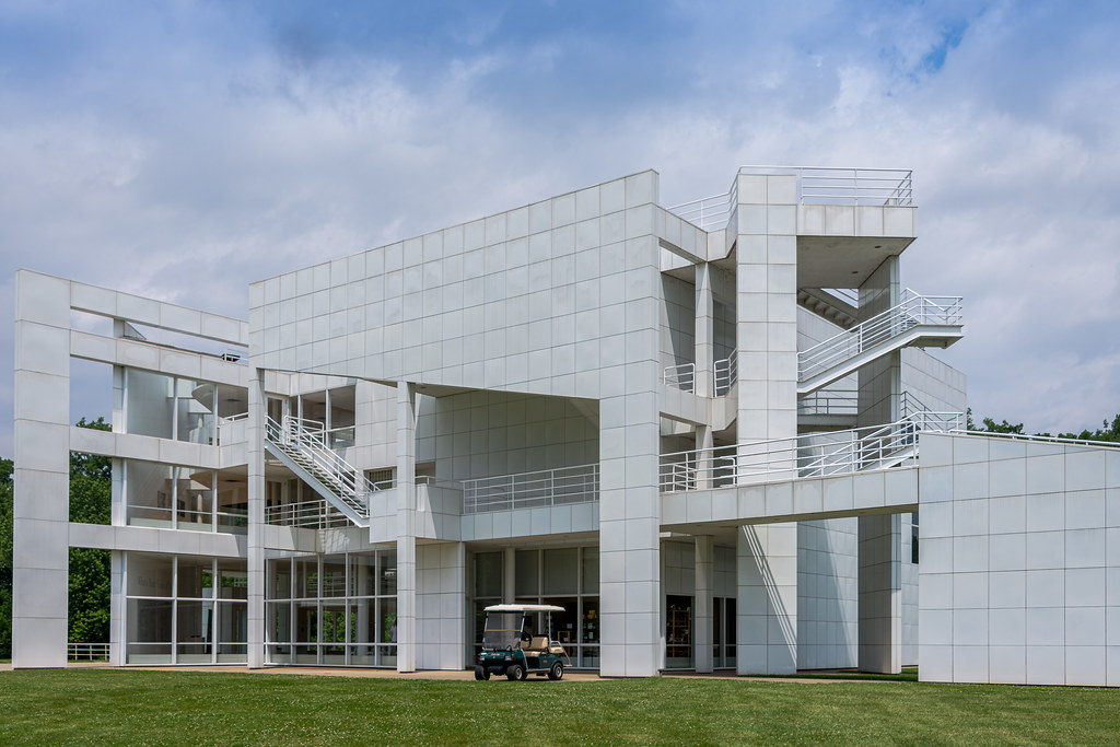 The Atheneum, New Harmony This is New Harmony's visitor ce… Flickr