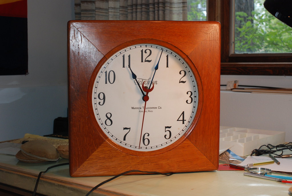 Telechron Electric Clock Model 201 Circa 1930 y… Flickr