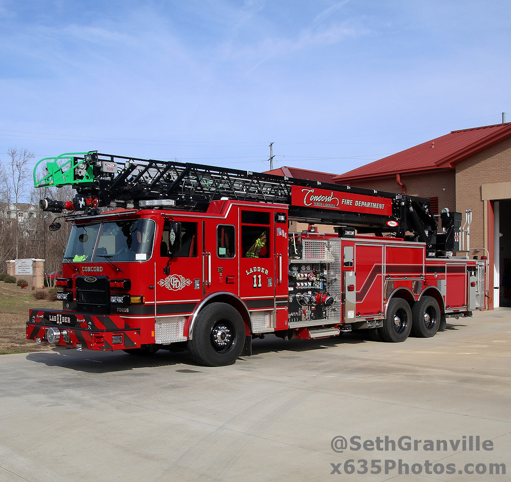 Concord Fire Department Ladder 11 2017 Pierce Arrow XT 105… Flickr