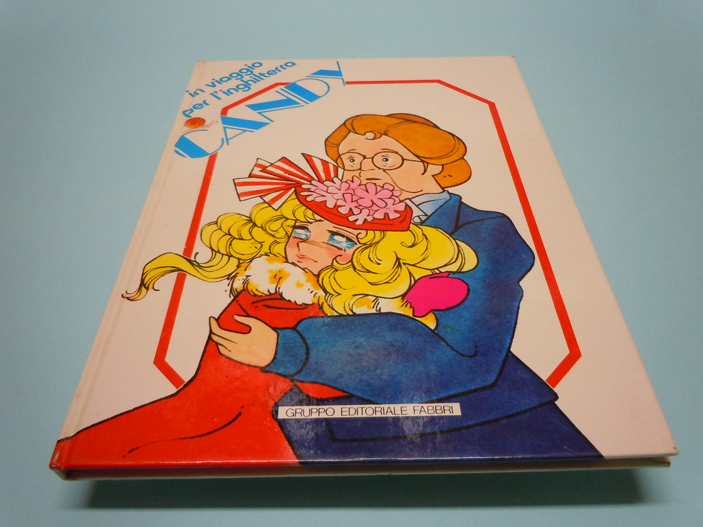 1981 Candy Candy "In Viaggio per l'Inghilterra" libro cartonato hard