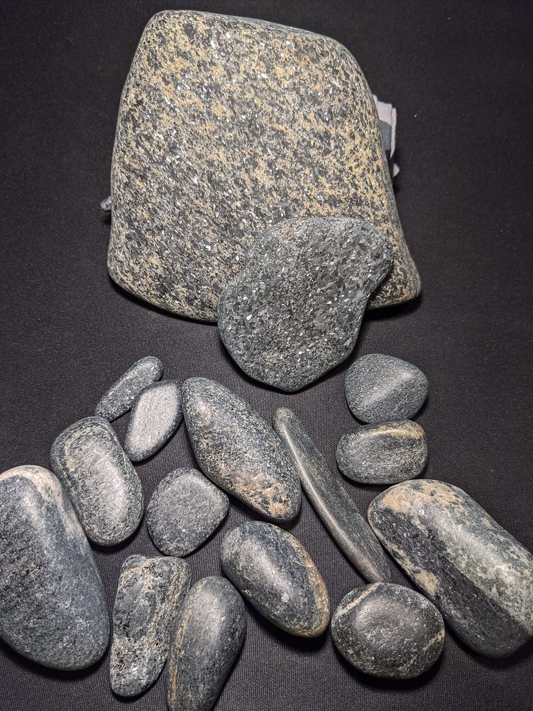 Sparkly Black Rock Rock Tumbling Hobby