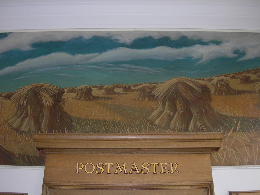 Flandreau SD Post Office Mural New Deal mural entitled "Wh… Flickr