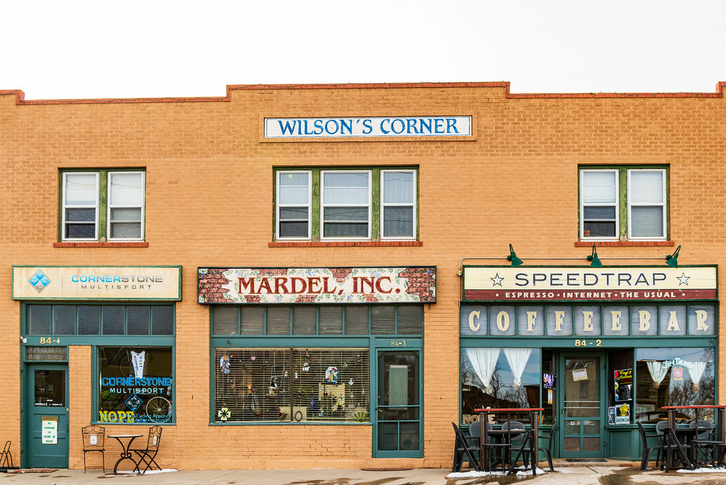 Wilson's Corner Storefronts, Palmer Lake, Colorado, Februa… Flickr