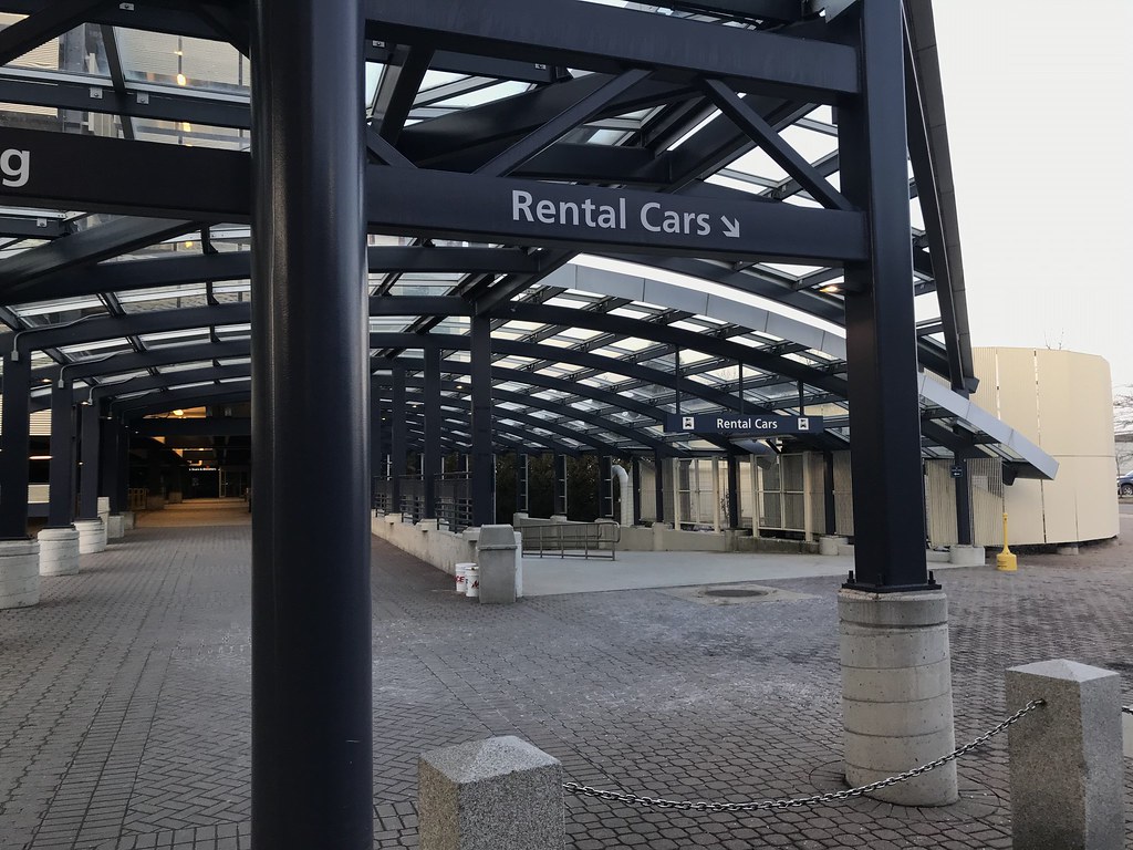 signs to rental car center Portland International Jetport … Flickr