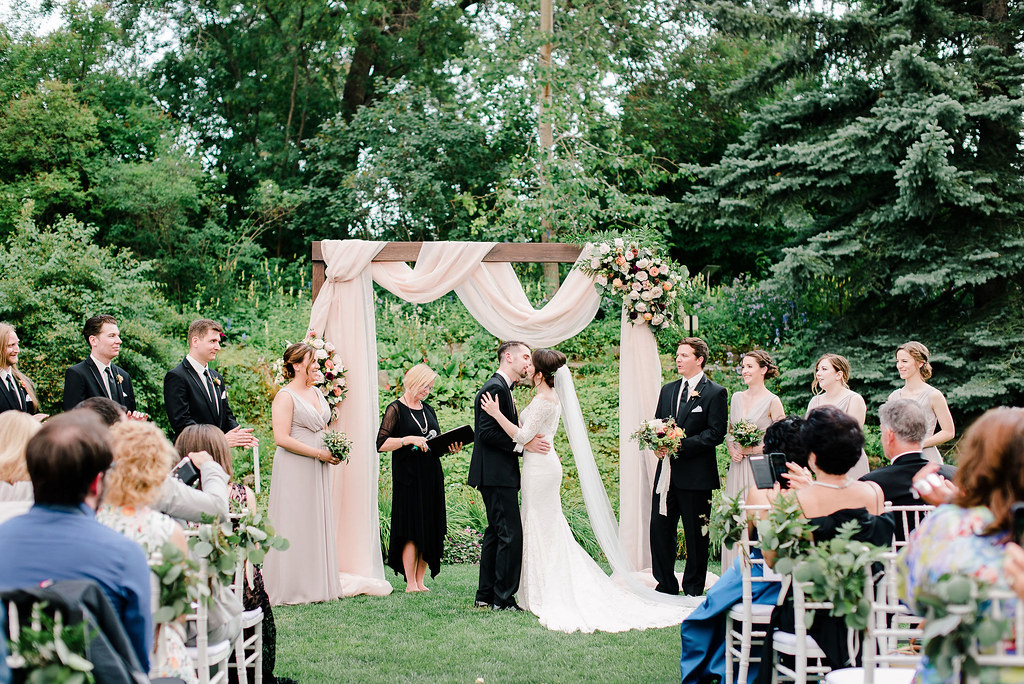 Calgary weddings, Reader rock garden with floral arch Flickr