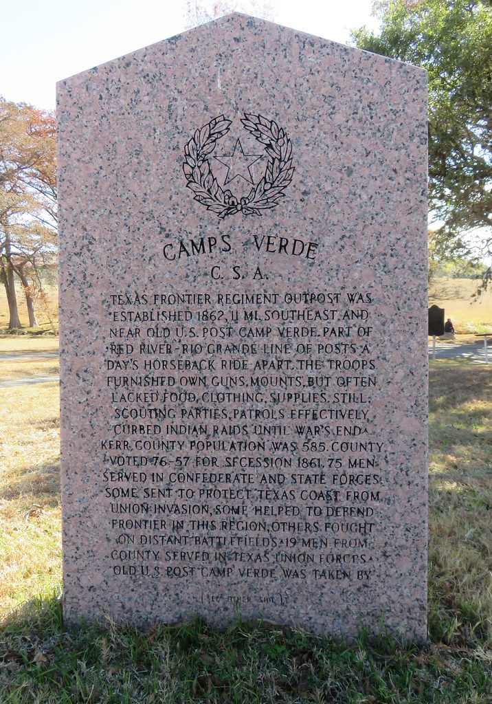 Camps Verde, C.S.A. Monument (Camp Verde, Texas) Camp Verd… Flickr