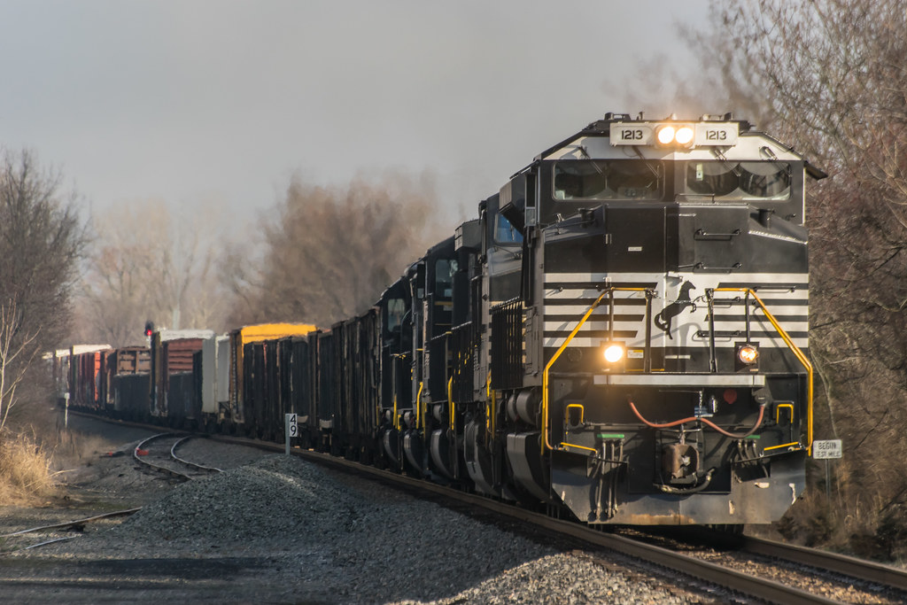 20260 NS train 13R at White Post, Virginia Hamlin Flickr