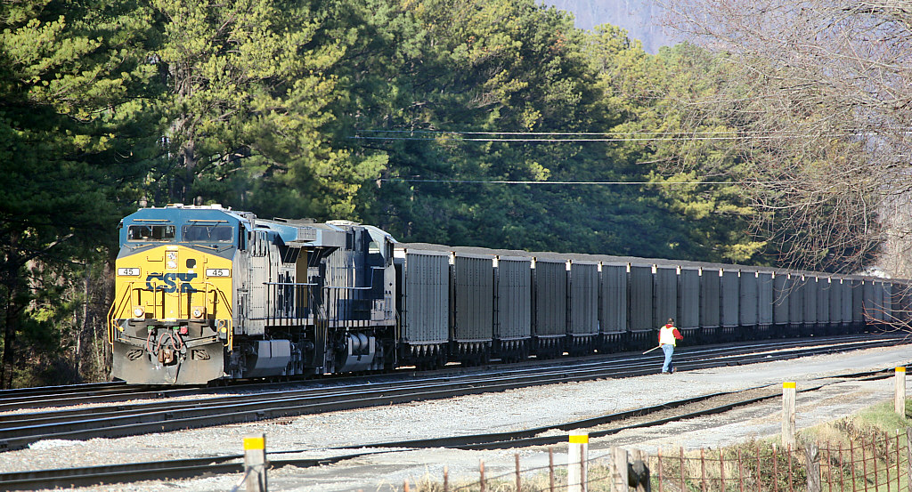 CSX AC44CW 45 in Erwin, TN on January 7, 2013 Marty Bernard Flickr
