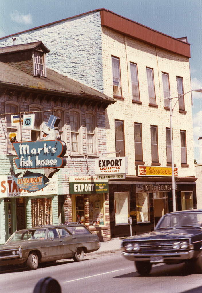 HCM00010 Front Street in Belleville, Ontario. Businesses i… Flickr