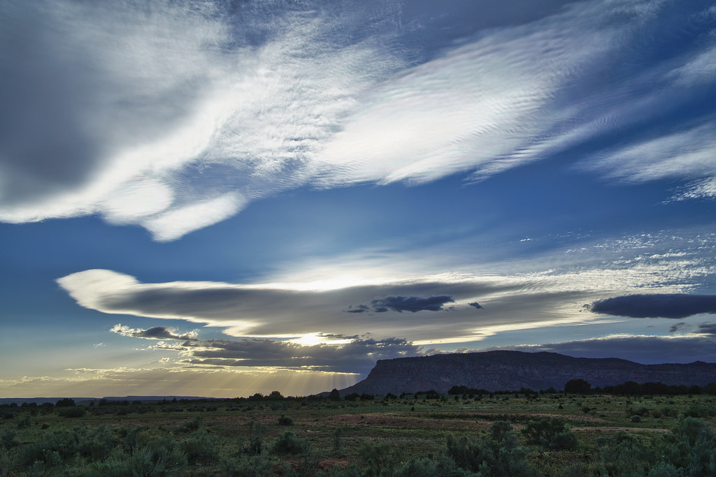 Sunset Clouds Cane Beds, Arizona Bernie Emmons Flickr