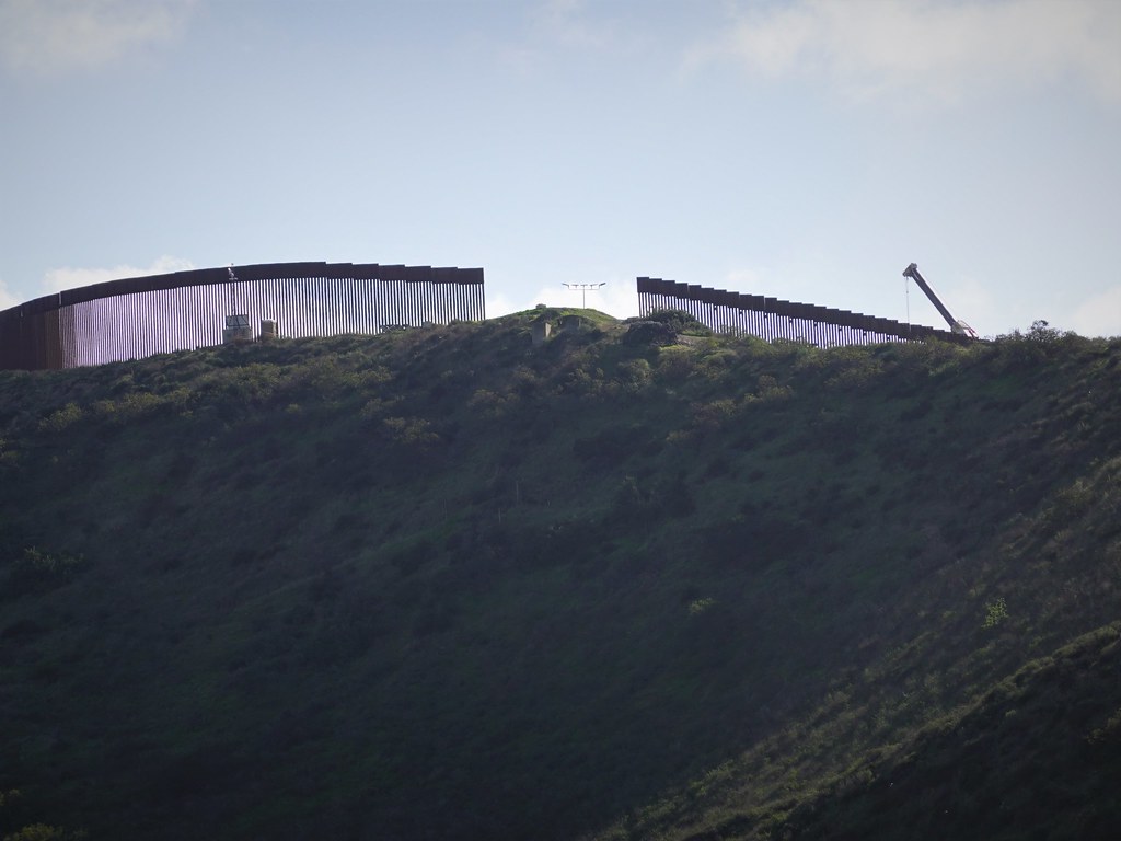Border Wall Under Construction Near the Ocean SR602012 Flickr