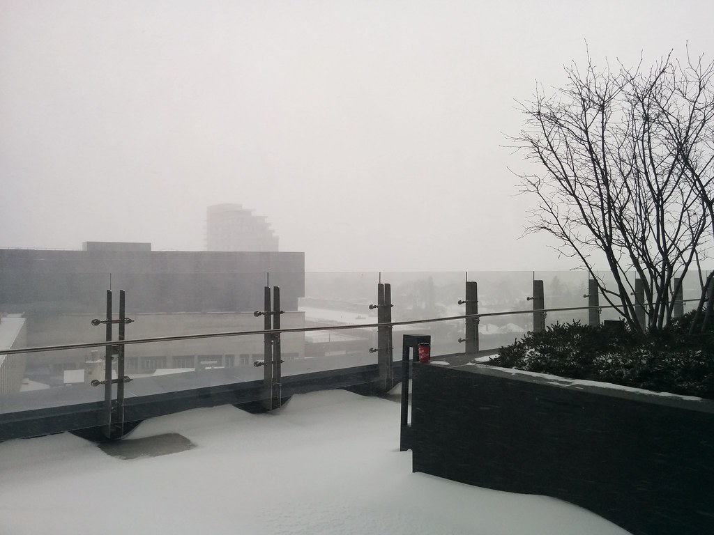 Looking off a rooftop patio, Yonge Eglinton Centre (1) to… Flickr