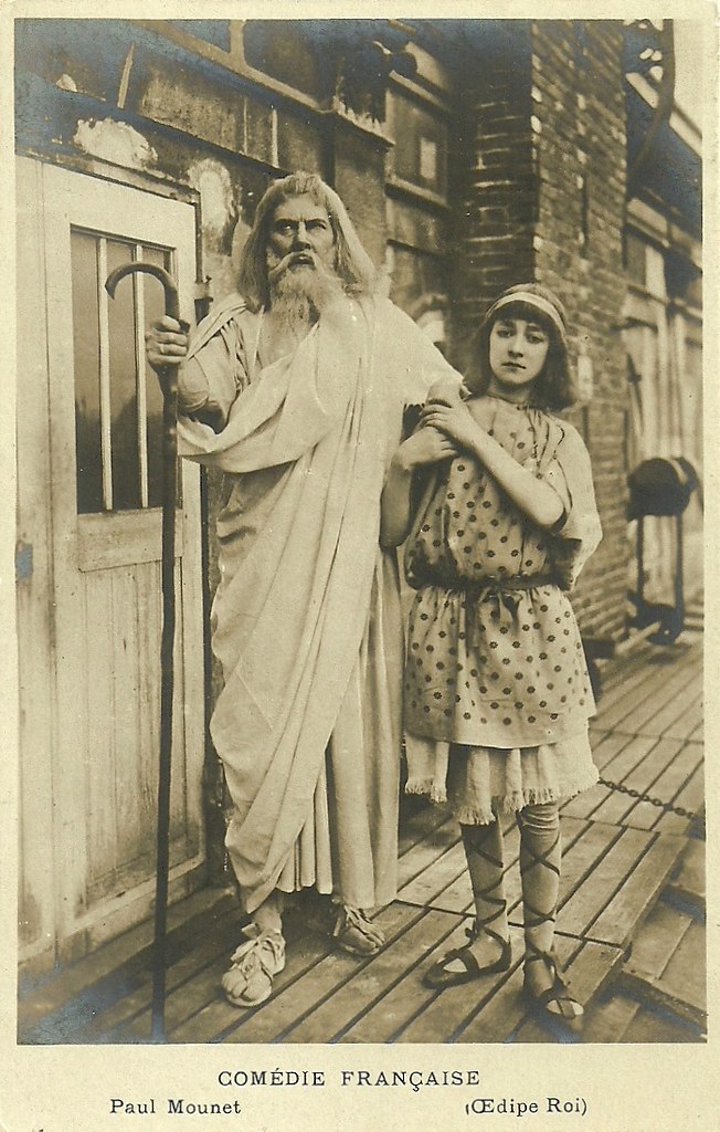 Paul as Tiresias in Oedipe roi French postcard. Pau… Flickr