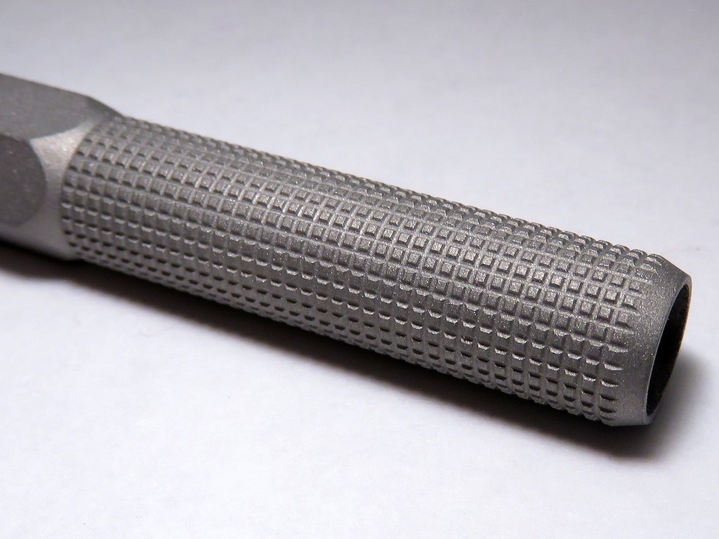 Sandblasted stainless steel pencil finish Flickr