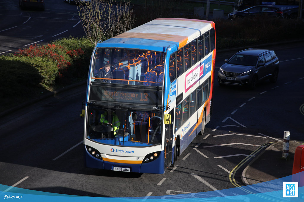 19034 SN56 AWA Stagecoach route 13 at Basingstoke bus stat… Ary_Art