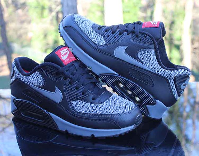 Nike Air Max 90 Essential Knit Men’s Size 10 Black Grey Re… Flickr
