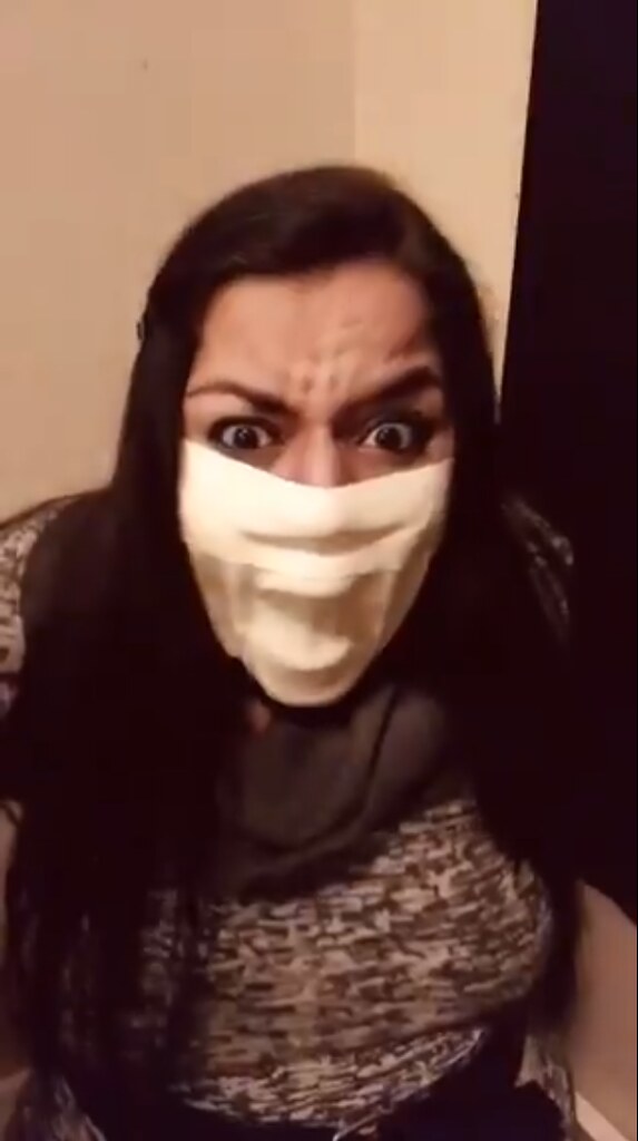 Duct tape paralyzed Tape gag over the nose girl Flickr