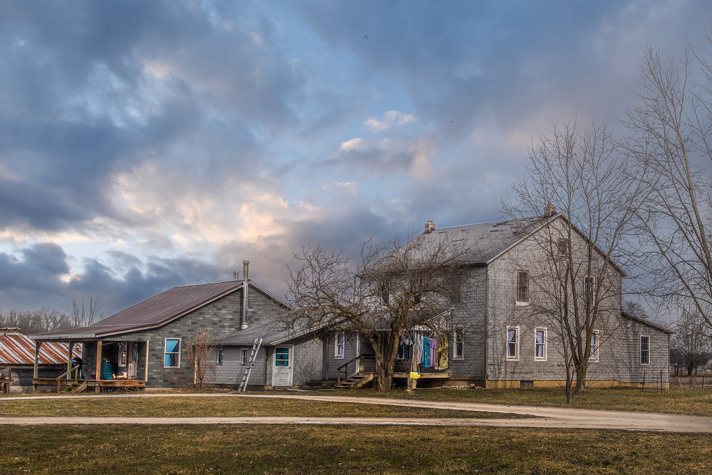 Amish House Taken 12220 near Geneva Indiana. mark burkhardt Flickr