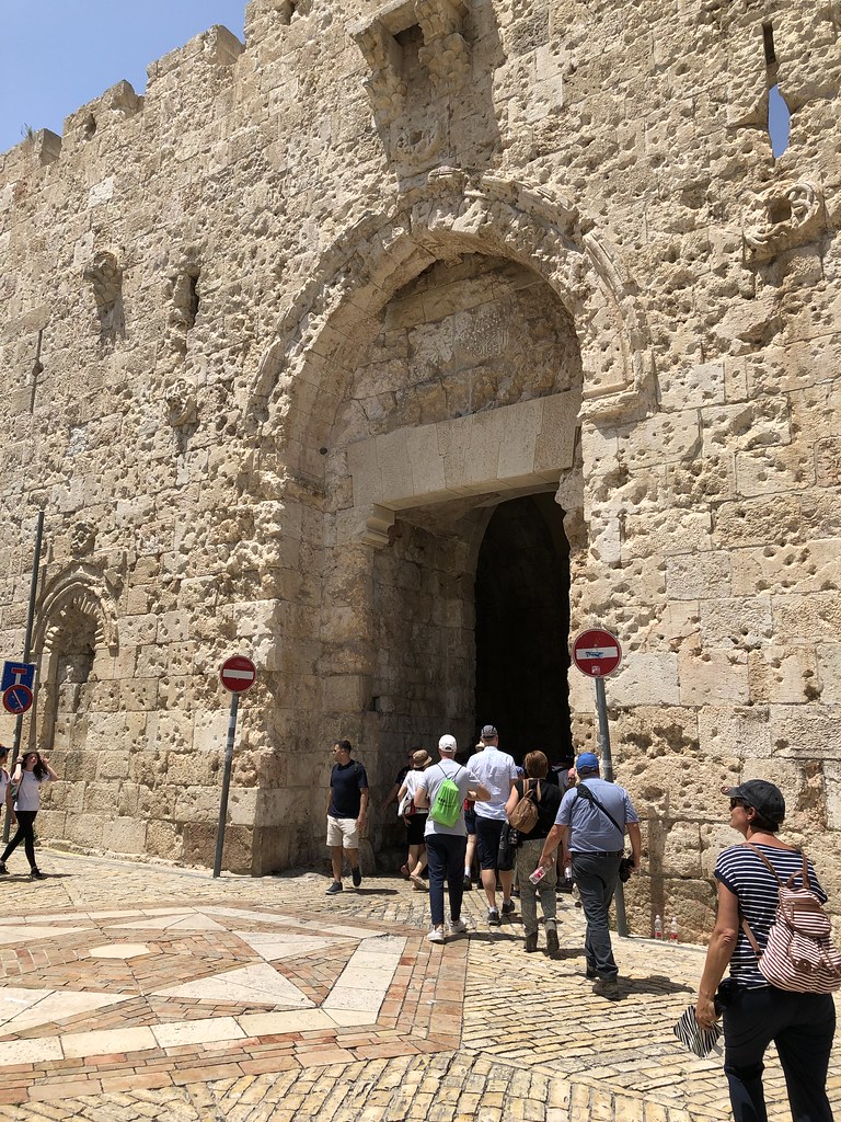 Zion Gate in the Old City of Jerusalem Zion Gate (Hebrew