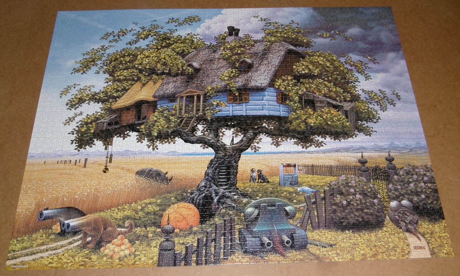 Castorland 3000 Return from Safari, Jacek Yerka Flickr