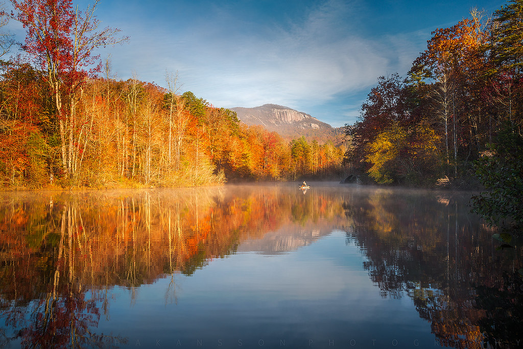 South Carolina Blue Ridge Mountains Scenic Autumn Sunrise Flickr
