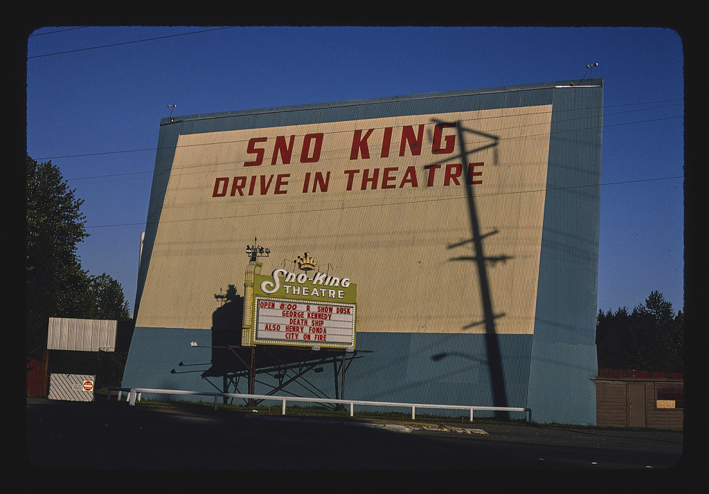 Sno King Drivein Theater, Route 99, Lynwood, Washington (… Flickr