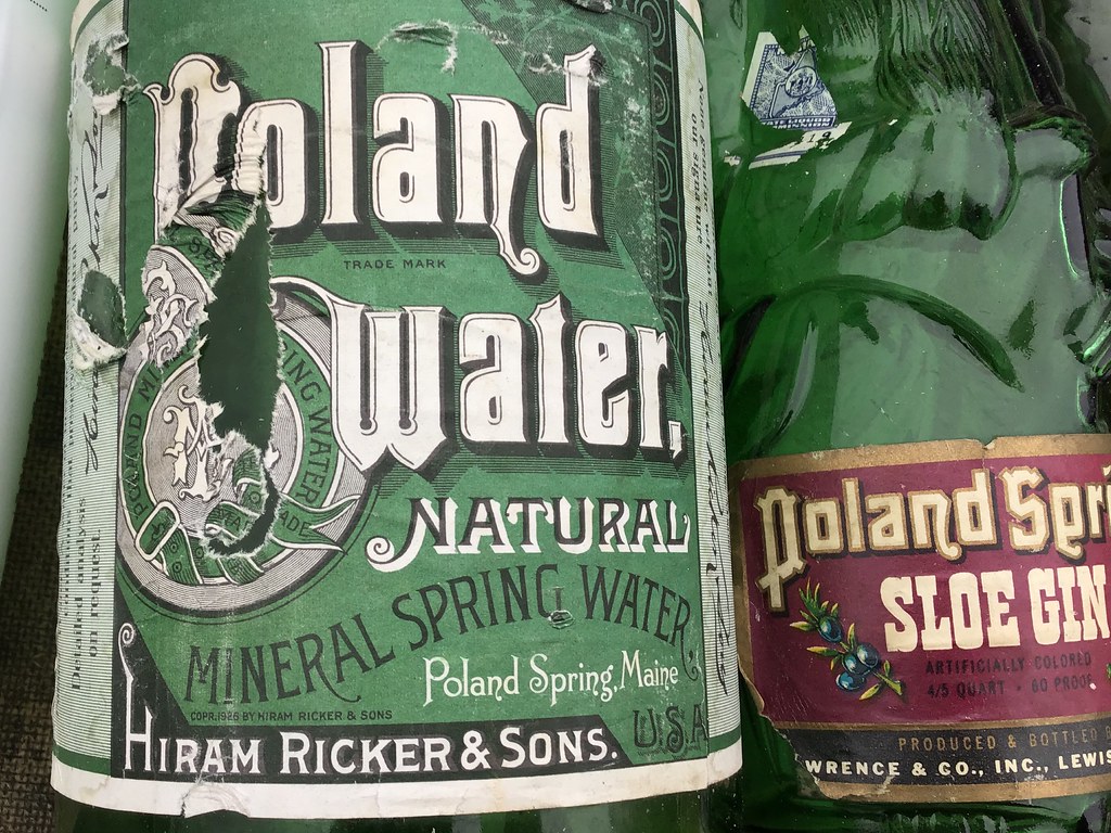 Poland Spring Water Poland Spring Vintage Bottles, Water, … Flickr