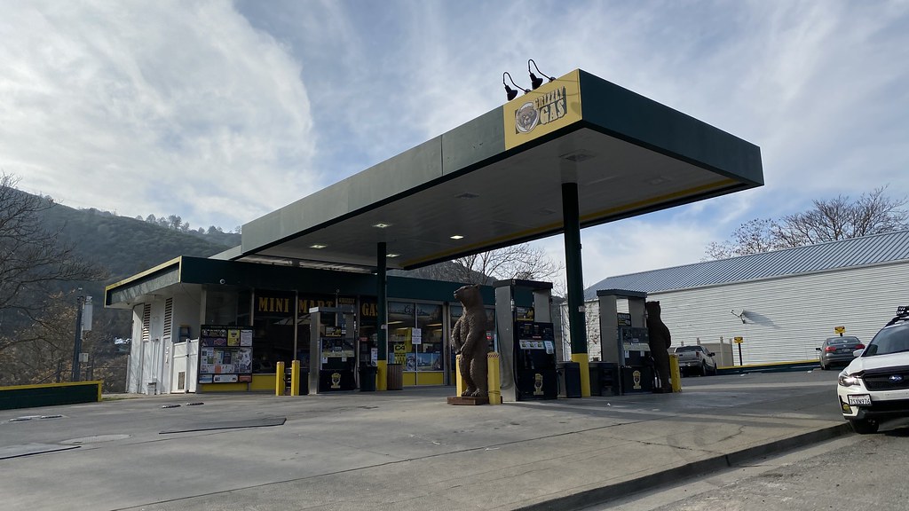 Grizzly Gas Station Mariposa California sc944 Flickr