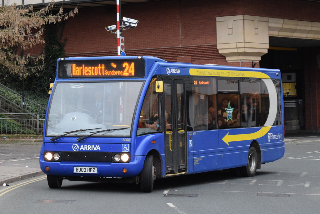 AMN 6004 Shrewsbury bus station Arriva Midlands Optare S… Flickr