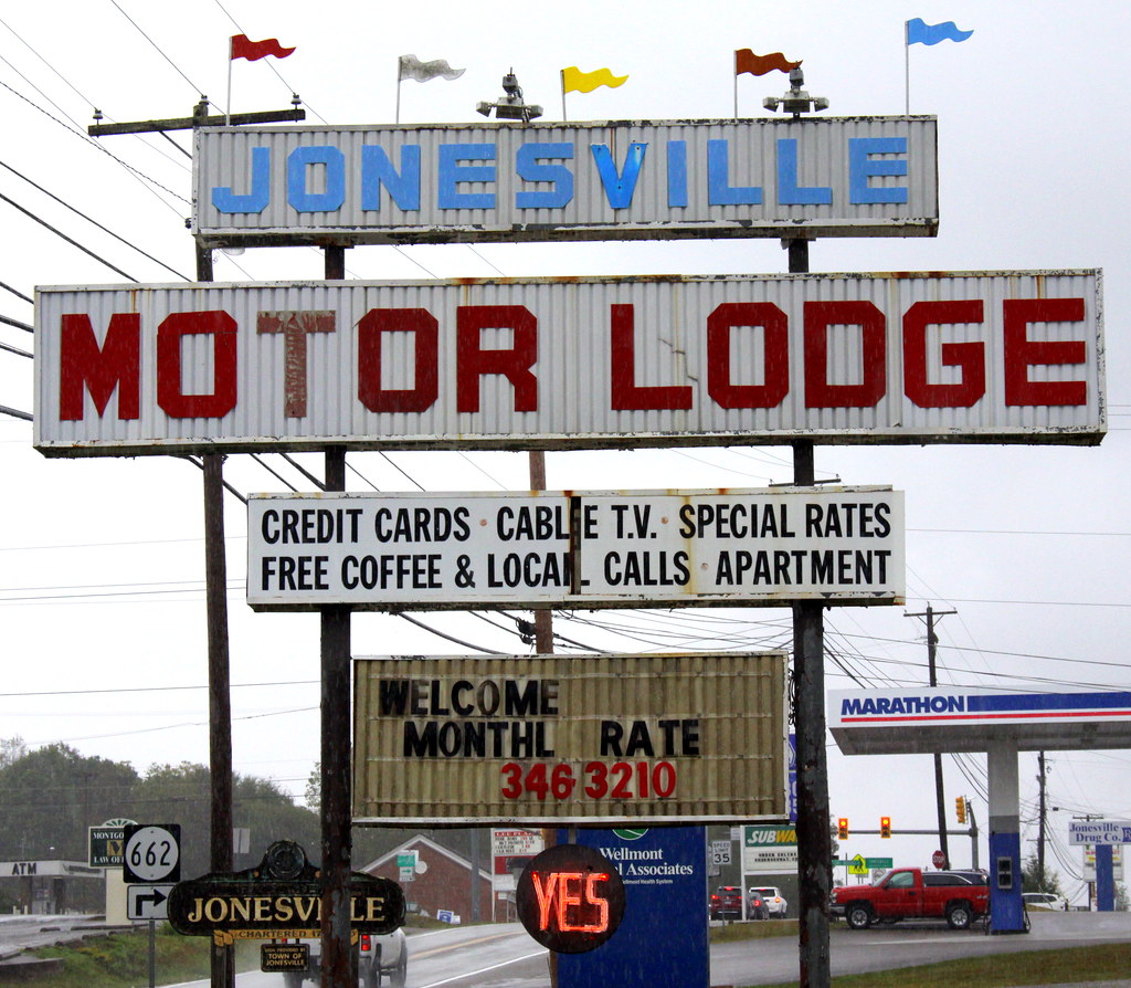 Jonesville Motor Lodge Located along Main St. (US58) in Jo… Flickr