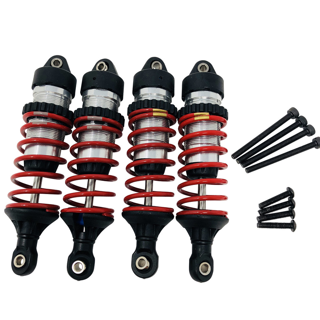 Traxxas GTR Shocks, Hard Anodized Teflon Coated (4) 5460X w Springs ERevo 2.0 20334546098 eBay