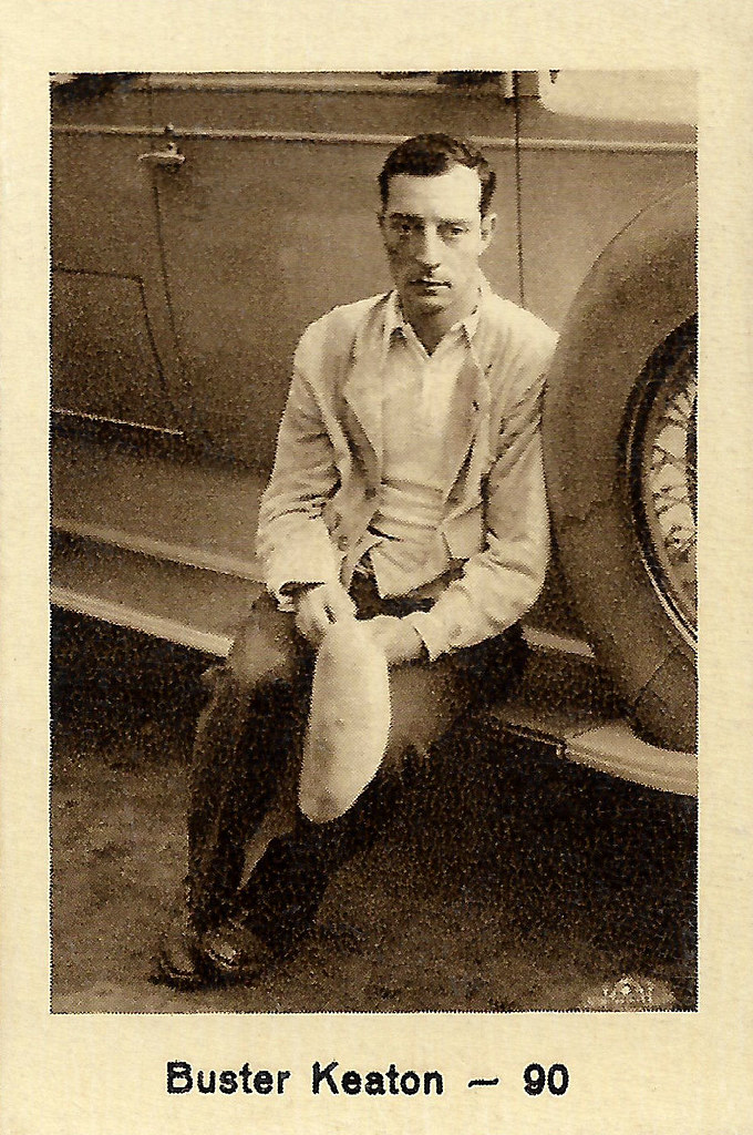 Buster Keaton German cigarette card by Monopol FilmBilder… Flickr