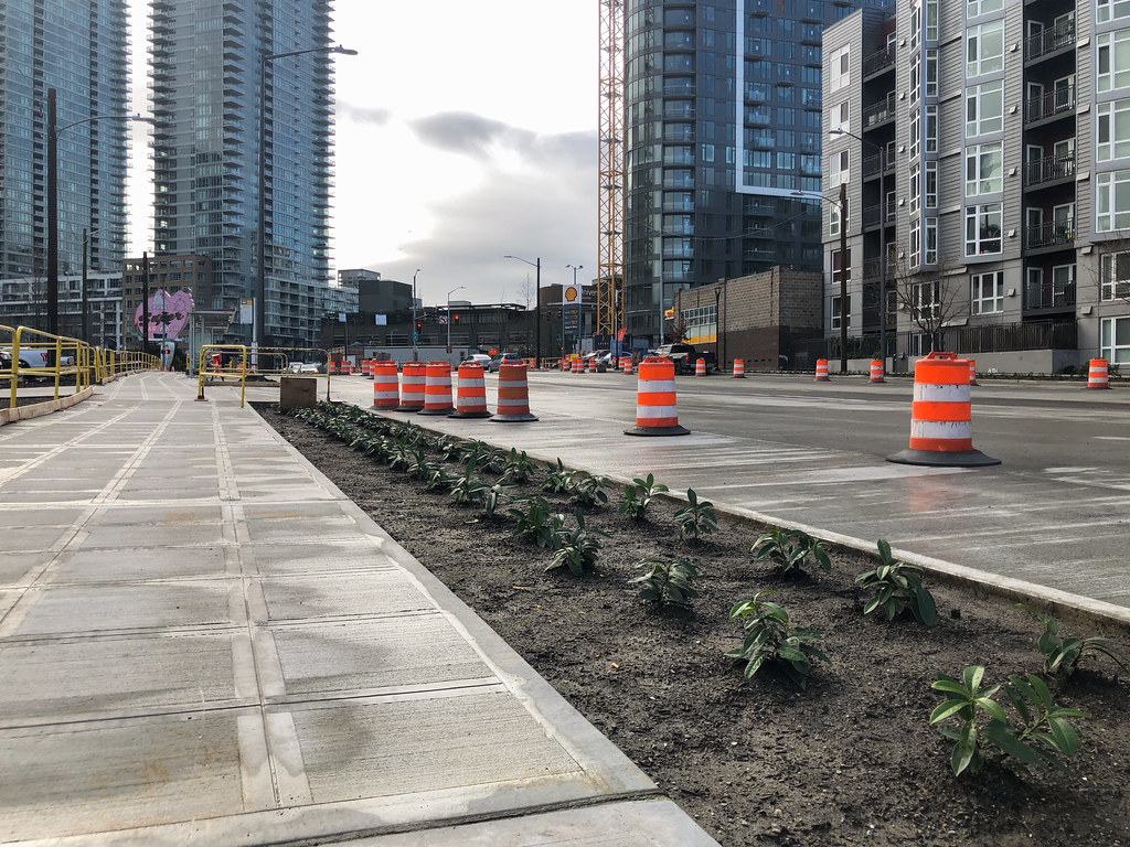 Landscaping on Seventh Avenue North As part of the reconst… Flickr